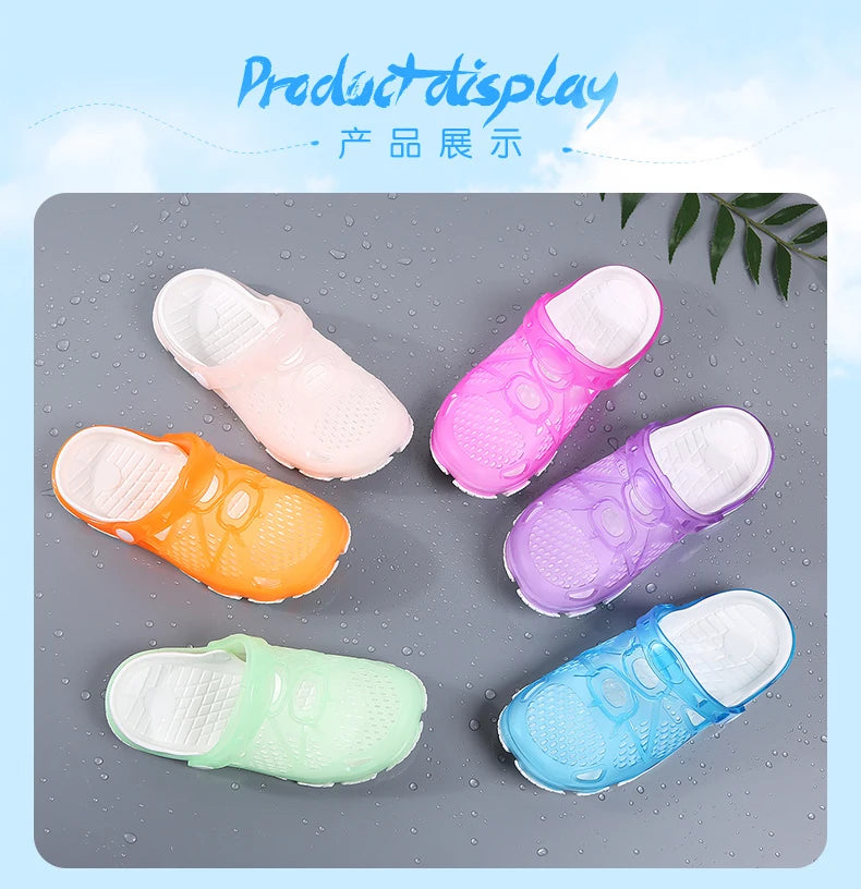 2020 blue Clogs Women Sandals  Shoe EVA Lightweight Unisex Colorful Shoes Outdoor  Wading Summer Beach Sandles