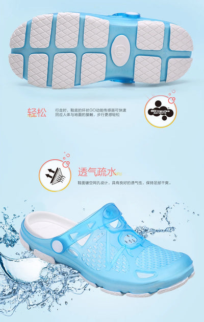 2020 blue Clogs Women Sandals  Shoe EVA Lightweight Unisex Colorful Shoes Outdoor  Wading Summer Beach Sandles