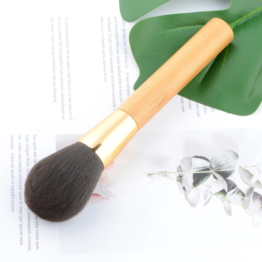 1pc Super Soft Powder Make up brushes Foundation Blusher makeup brush Shadow blending contour Professional High quality bamboo
