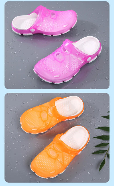 2020 blue Clogs Women Sandals  Shoe EVA Lightweight Unisex Colorful Shoes Outdoor  Wading Summer Beach Sandles