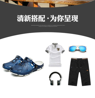 2020 blue Clogs Women Sandals  Shoe EVA Lightweight Unisex Colorful Shoes Outdoor  Wading Summer Beach Sandles