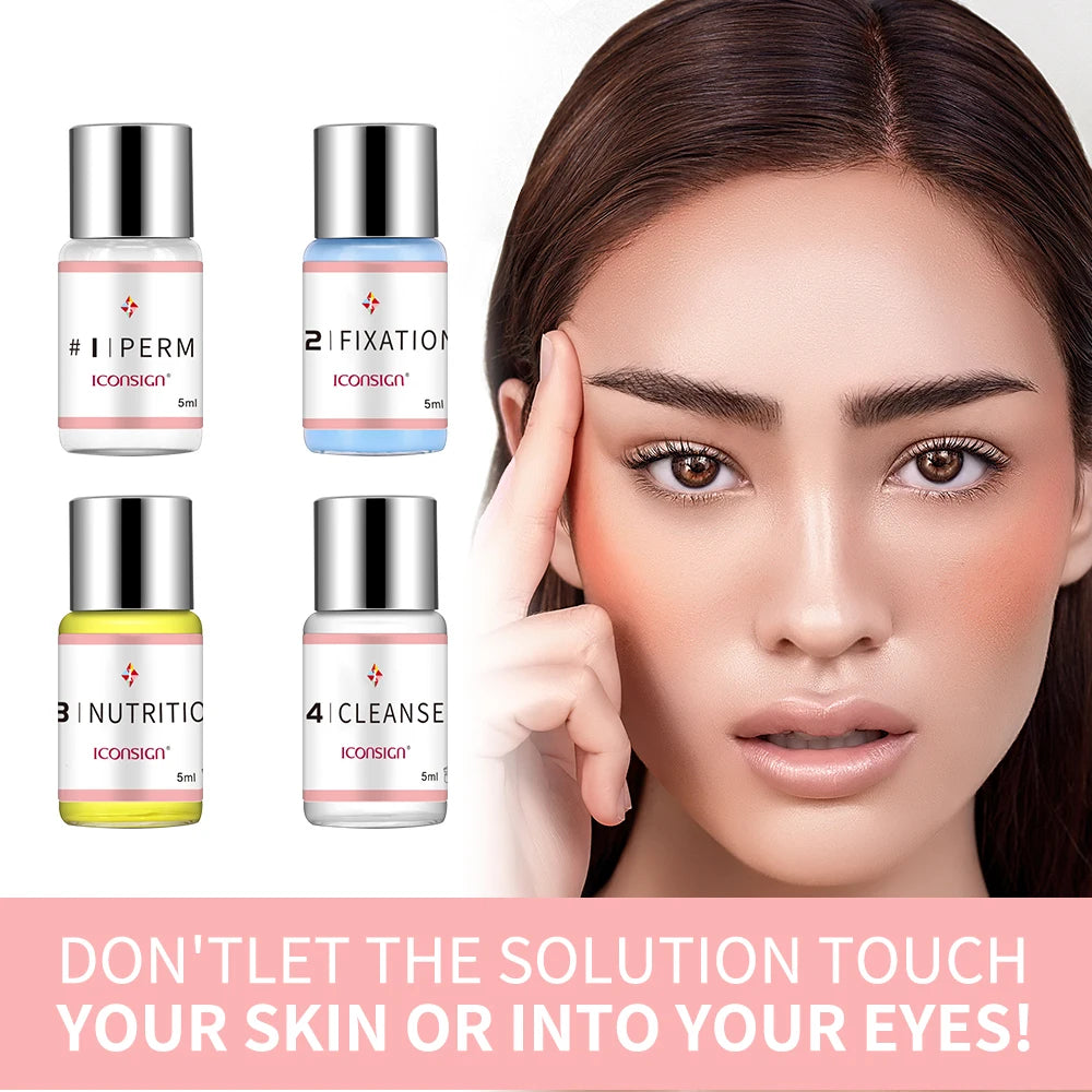 5 Bottles/Lot #1#2 Lash Lift Lotion Professional Step 1 Eyelash Perm Lash Lifting Kit Eye Lash Makeup Tools Suitable Salon Whole