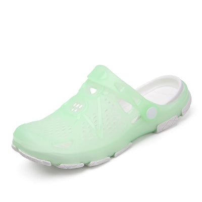 2020 blue Clogs Women Sandals  Shoe EVA Lightweight Unisex Colorful Shoes Outdoor  Wading Summer Beach Sandles