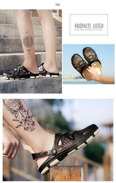 2020 blue Clogs Women Sandals  Shoe EVA Lightweight Unisex Colorful Shoes Outdoor  Wading Summer Beach Sandles