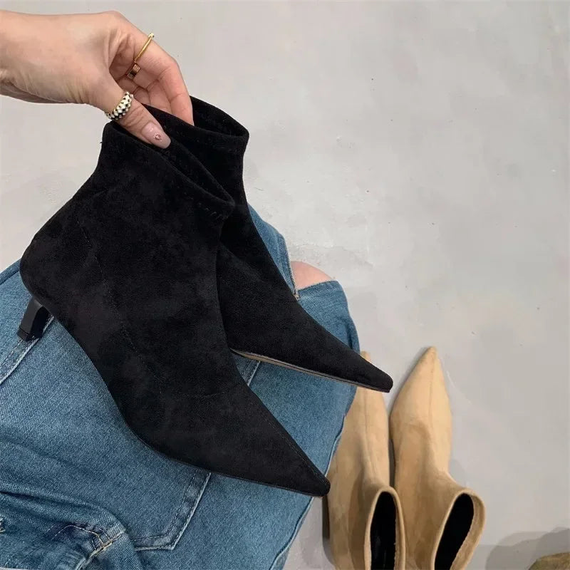 Shoes for Women 2025 High Quality Elegant Ankle Women's Boots