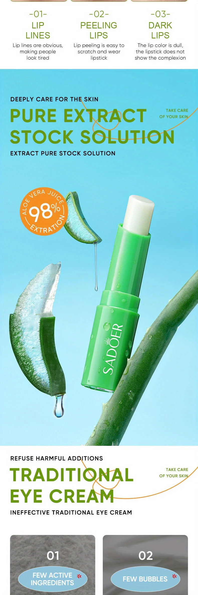 Aloe Balm Nourishing, Refreshing, Hydrating and Moisturizing