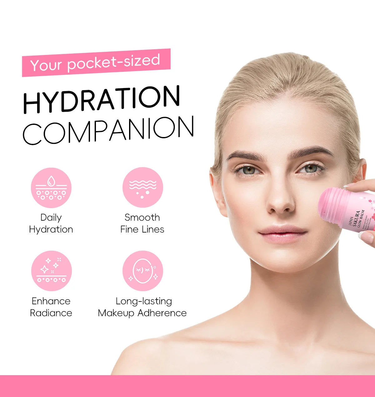 Sakura Solid Face Mask Stick Deep Cleaning Green Tea Facial Mask Reduces Blackhead Pores Oil Control Moisturizing Mud Mask 40g