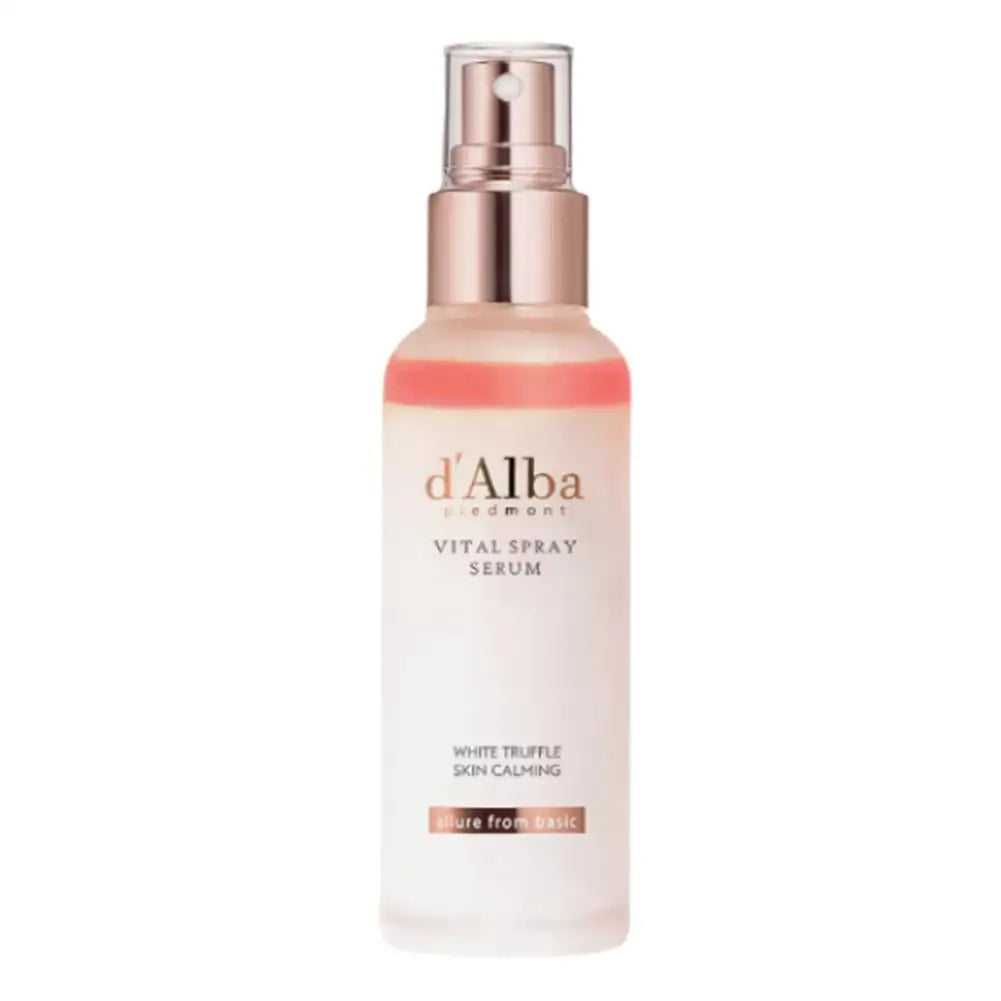 D'Alba White Truffle Aromatic Spray Serum Initial Mist Face Moisturizer Light-weight Soothing PA++++ SPF50+ Sunscreen Skin Care