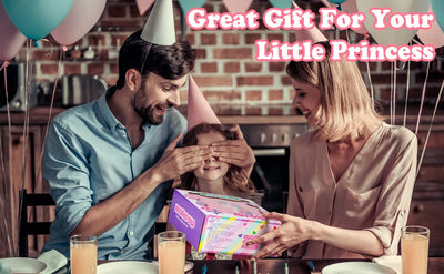 Children's make-up set for girls, 27 pieces washable cosmetic set with make-up case for children, role play toy and present