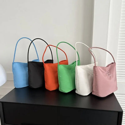 Women's High Capacity Handbag Underarm Handbag Shoulder Bag Embroidered Letters Underarm Bag Handbags Tote Bags