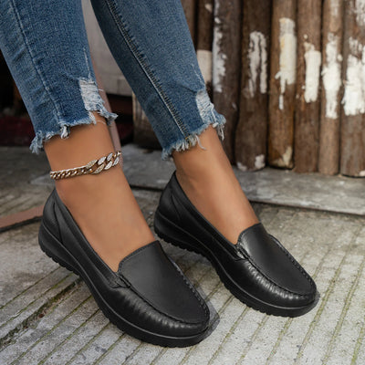 New Flats Shallow Loafers Women Walking Casual Shoes Designer Summer Comfort Soft Sole Shoes Office Zapatillas De Mujer D52