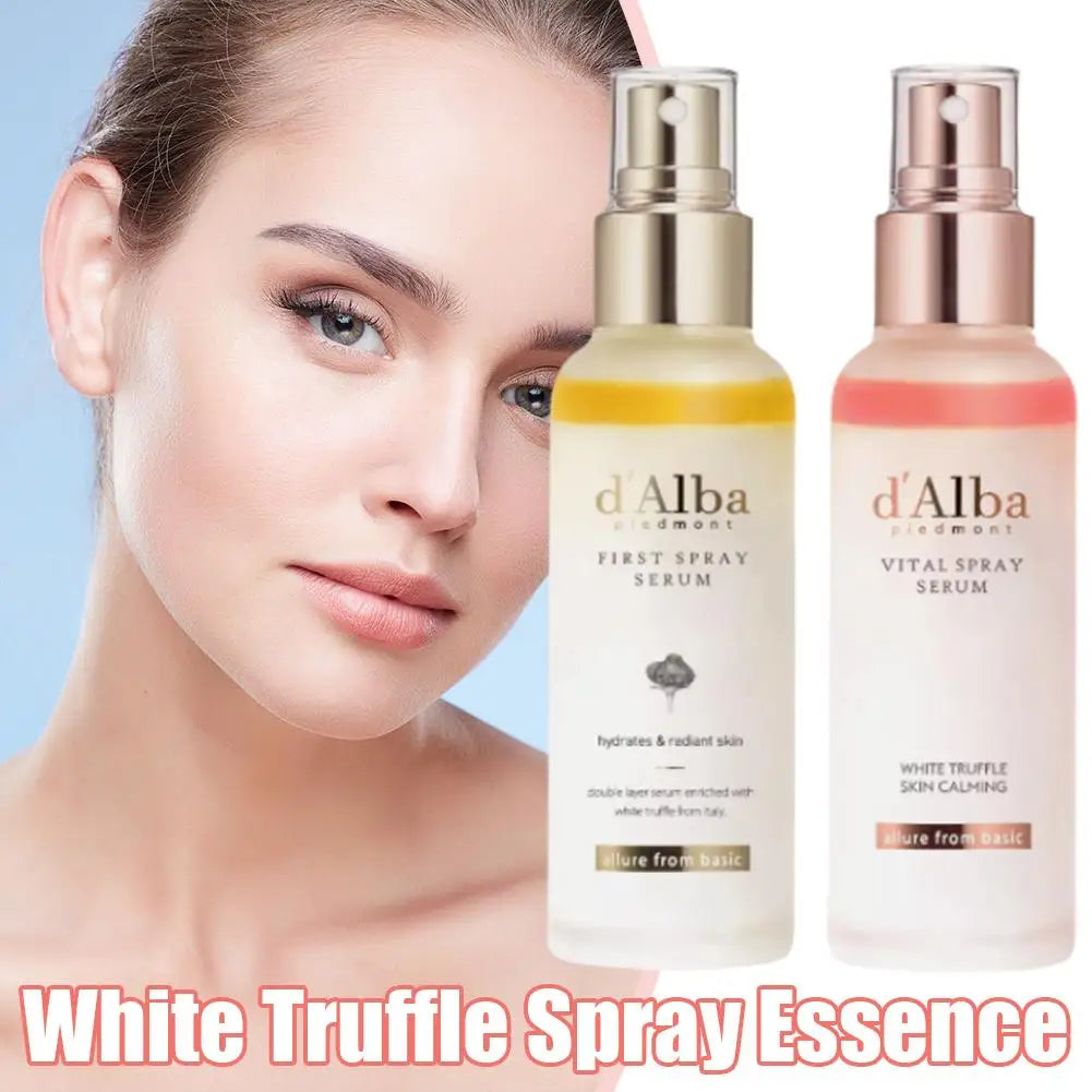 D'Alba White Truffle Initial Mist Essence Light Facial Moisturizer Moisturizing Soothing Spray Light-weight Face Skin Care