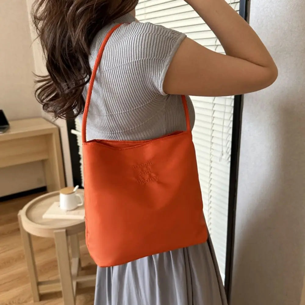 Women's High Capacity Handbag Underarm Handbag Shoulder Bag Embroidered Letters Underarm Bag Handbags Tote Bags