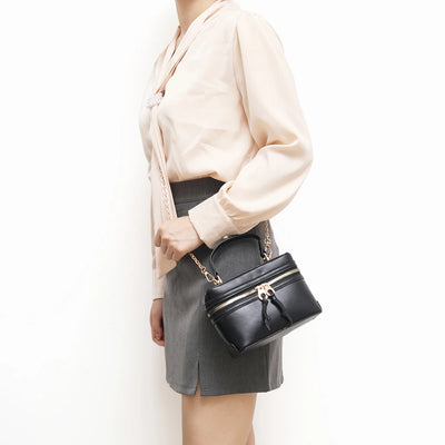 Women's PU handbag versatile fashion small bag shoulder crossbody box bag