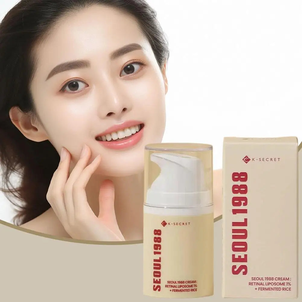 Seoul 1988 Retinol Liposome Facial Care Cream Fade Fine Lines Anti-wrinkle Eye Cream Moisturizing Care Cream Face Skin Care