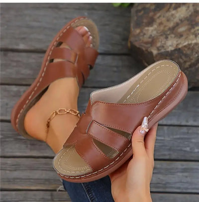 Women Shoes Sandals Summer Non-Slip Women's Sandals Slip On Women's Shoes Wedge Sandals Woman Outdoor Female Slipper Footwear