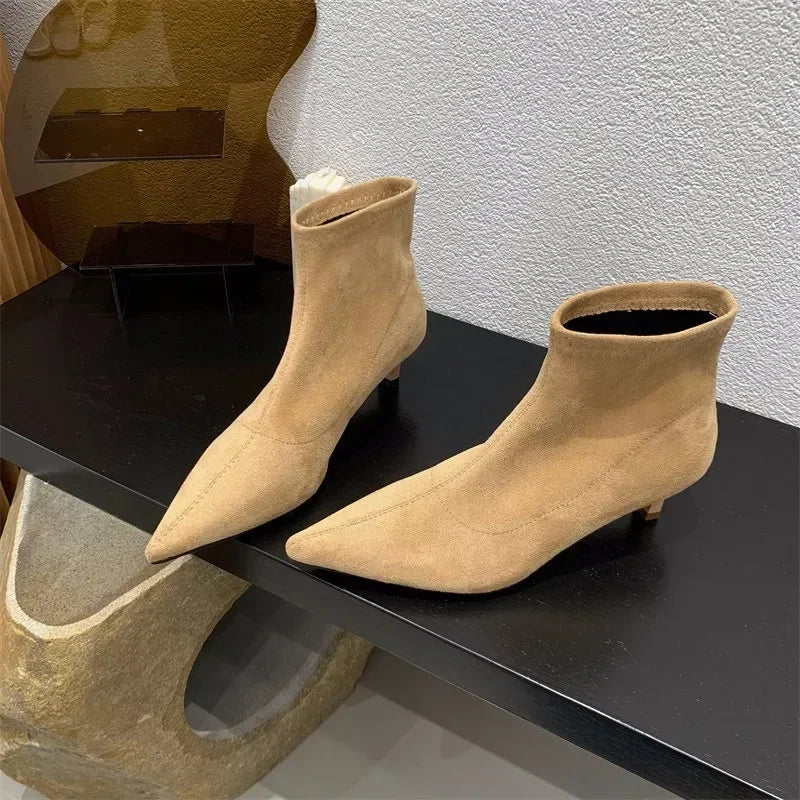 Shoes for Women 2025 High Quality Elegant Ankle Women's Boots