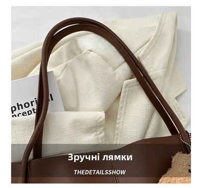 Large Capaci Buet Bag Women's Handbag 2023 New Retro Versatile Single oulder Bag Quali Tote Bag for Work And Commuting