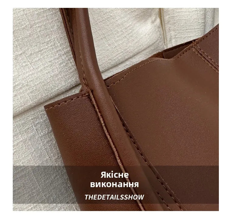 Large Capaci Buet Bag Women's Handbag 2023 New Retro Versatile Single oulder Bag Quali Tote Bag for Work And Commuting