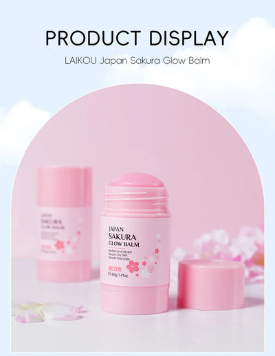 Sakura Solid Face Mask Stick Deep Cleaning Green Tea Facial Mask Reduces Blackhead Pores Oil Control Moisturizing Mud Mask 40g