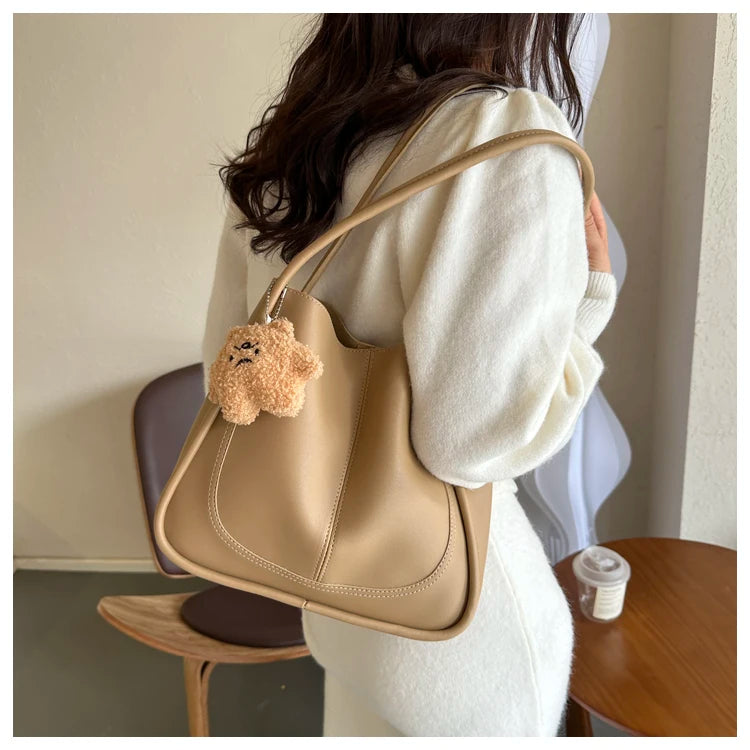 Large Capaci Buet Bag Women's Handbag 2023 New Retro Versatile Single oulder Bag Quali Tote Bag for Work And Commuting