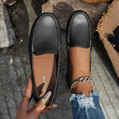 New Flats Shallow Loafers Women Walking Casual Shoes Designer Summer Comfort Soft Sole Shoes Office Zapatillas De Mujer D52