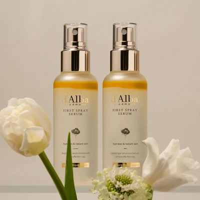 D'Alba White Truffle Initial Mist Essence Light Facial Moisturizer Moisturizing Soothing Spray Light-weight Face Skin Care