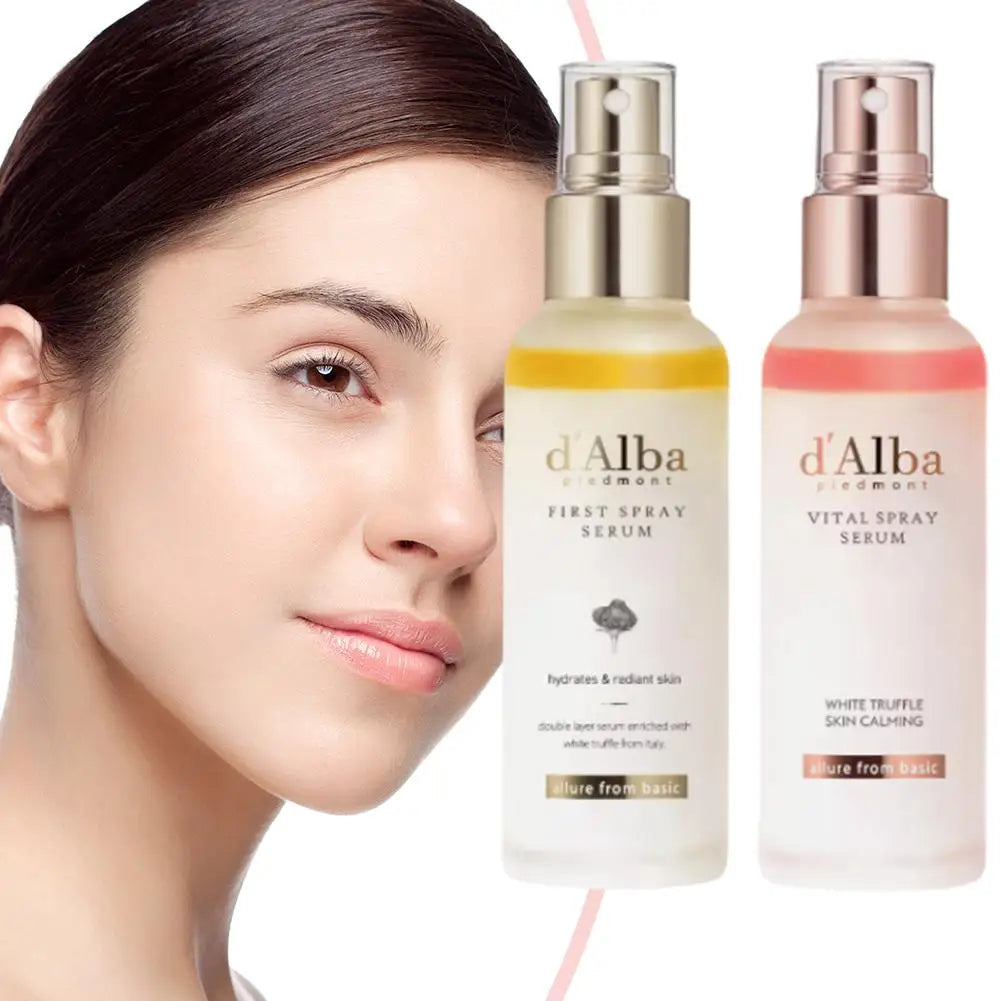 D'Alba White Truffle Initial Mist Essence Light Facial Moisturizer Moisturizing Soothing Spray Light-weight Face Skin Care