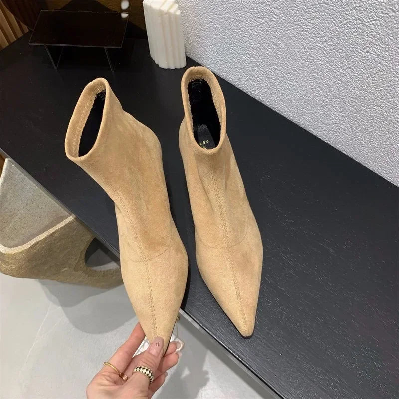 Shoes for Women 2025 High Quality Elegant Ankle Women's Boots