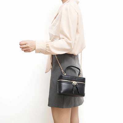 Women's PU handbag versatile fashion small bag shoulder crossbody box bag