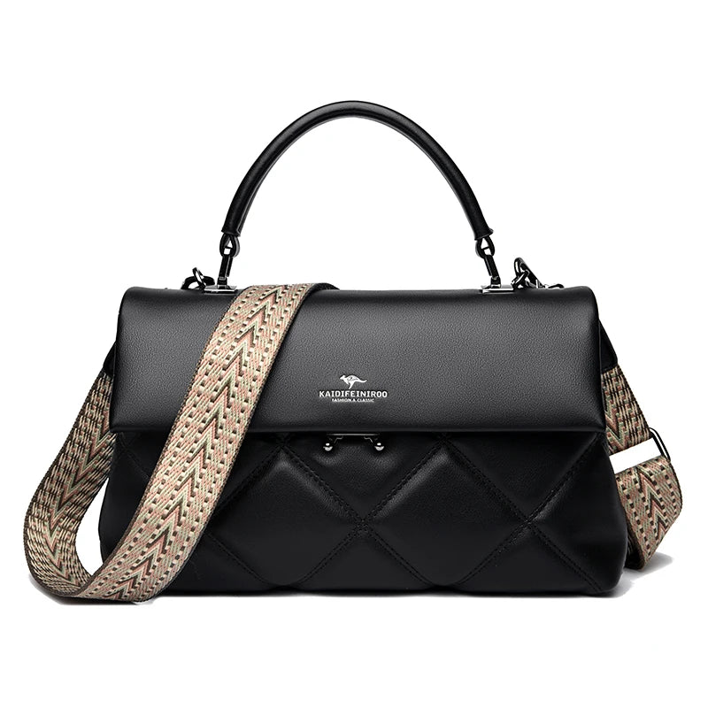 Women's Bag New Trend Korean Handbags Designer Luxury Brand Ladies Shoulder Bags Soft Leather Fashion Versatile Crossbody Bags