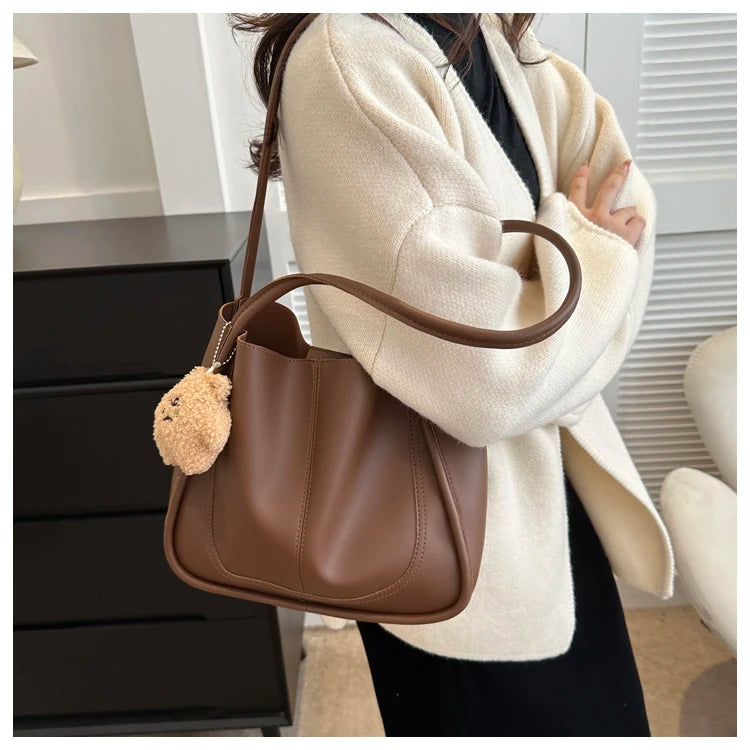 Large Capaci Buet Bag Women's Handbag 2023 New Retro Versatile Single oulder Bag Quali Tote Bag for Work And Commuting
