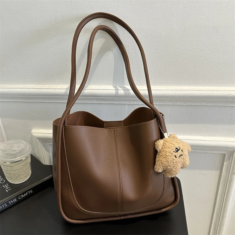 Large Capaci Buet Bag Women's Handbag 2023 New Retro Versatile Single oulder Bag Quali Tote Bag for Work And Commuting