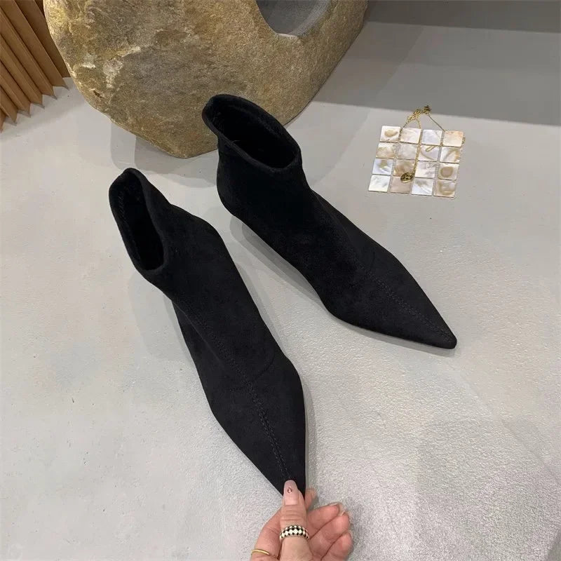 Shoes for Women 2025 High Quality Elegant Ankle Women's Boots