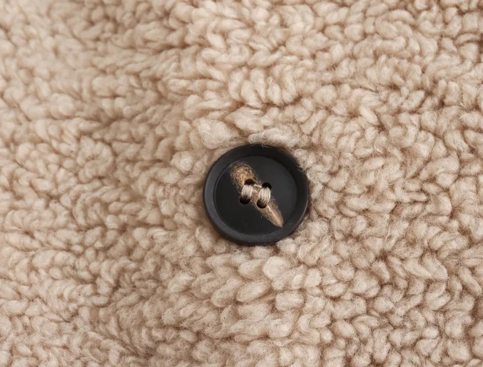 Coats Women Long Coat Turn Down Collar Full Sleeve Thick Warm Y2k Streetwear Elegant Jackets Open Stith Autumn Winter 2025