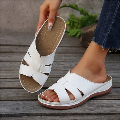 Women Shoes Sandals Summer Non-Slip Women's Sandals Slip On Women's Shoes Wedge Sandals Woman Outdoor Female Slipper Footwear