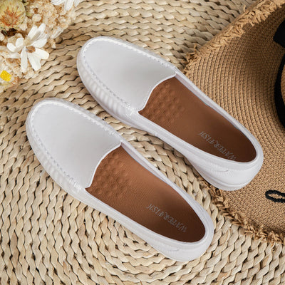New Flats Shallow Loafers Women Walking Casual Shoes Designer Summer Comfort Soft Sole Shoes Office Zapatillas De Mujer D52