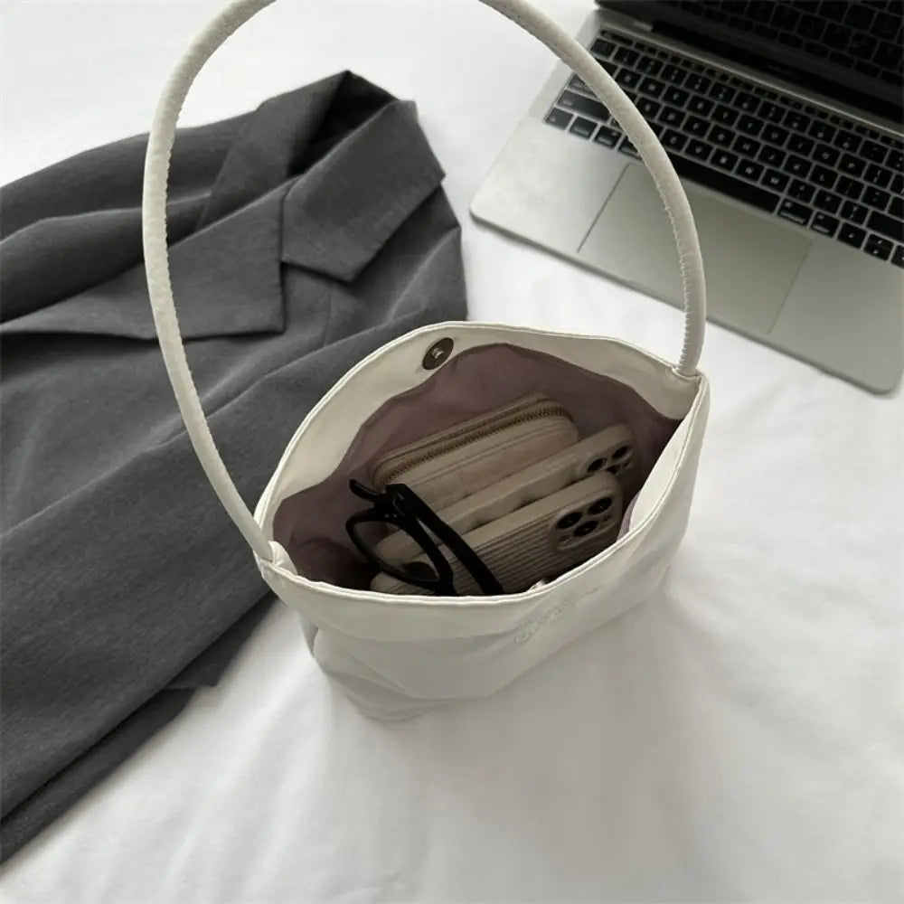 Women's High Capacity Handbag Underarm Handbag Shoulder Bag Embroidered Letters Underarm Bag Handbags Tote Bags