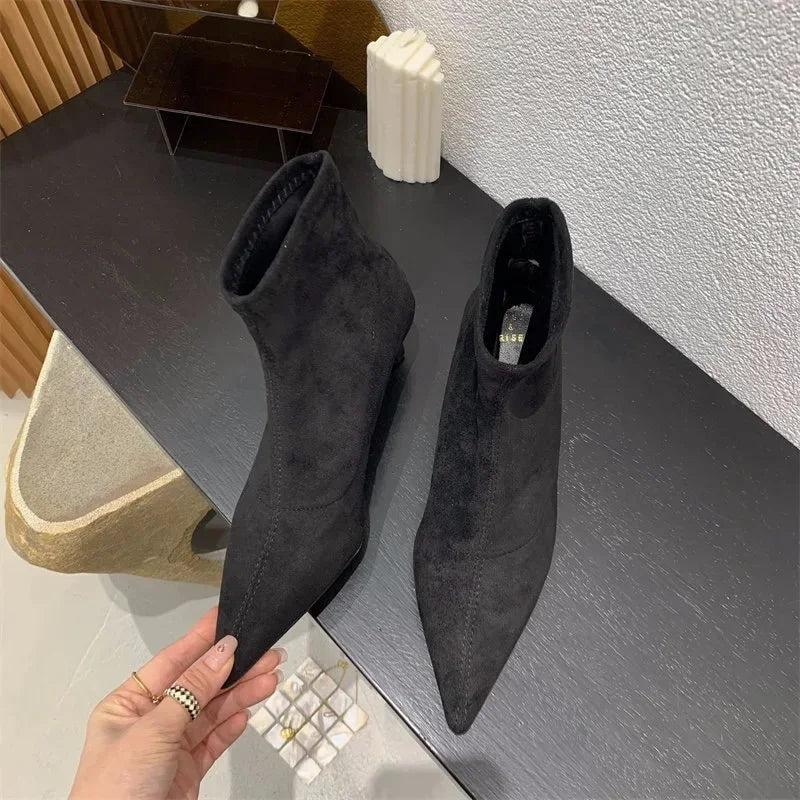 Shoes for Women 2025 High Quality Elegant Ankle Women's Boots