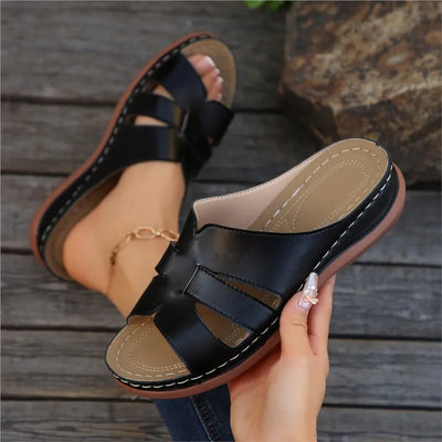 Women Shoes Sandals Summer Non-Slip Women's Sandals Slip On Women's Shoes Wedge Sandals Woman Outdoor Female Slipper Footwear