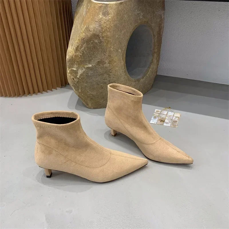 Shoes for Women 2025 High Quality Elegant Ankle Women's Boots