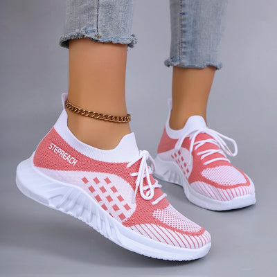 Women's summer breathable mesh flat shoes women's shoes casual sneakers shoes, clearance free shipping