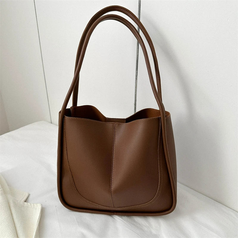 Large Capaci Buet Bag Women's Handbag 2023 New Retro Versatile Single oulder Bag Quali Tote Bag for Work And Commuting