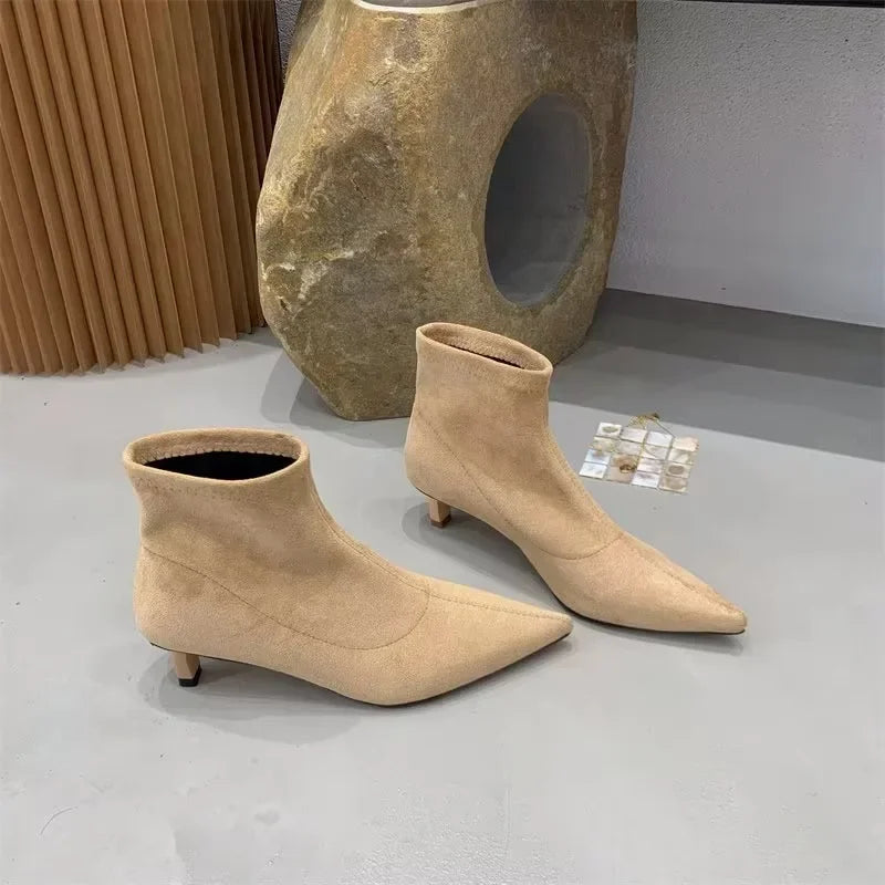 Shoes for Women 2025 High Quality Elegant Ankle Women's Boots