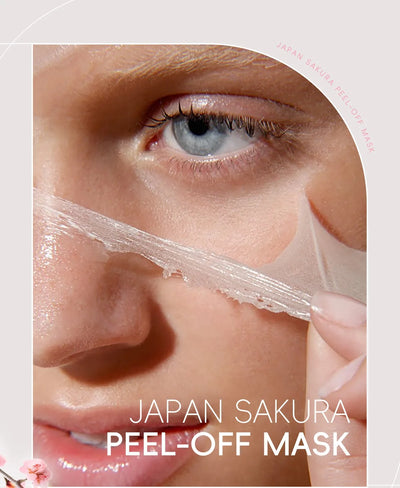1/2count Japan Sakura Tear-Off Mask 50g Deep Cleansing Cosmetic Residues, Balance Skin Tone, Hydrate & Delicate Skin