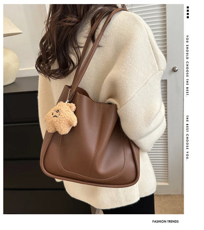 Large Capaci Buet Bag Women's Handbag 2023 New Retro Versatile Single oulder Bag Quali Tote Bag for Work And Commuting