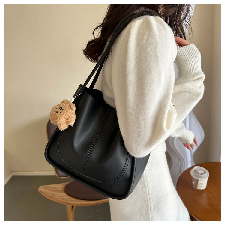 Large Capaci Buet Bag Women's Handbag 2023 New Retro Versatile Single oulder Bag Quali Tote Bag for Work And Commuting