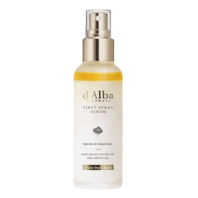 D'Alba White Truffle Initial Mist Essence Light Facial Moisturizer Moisturizing Soothing Spray Light-weight Face Skin Care