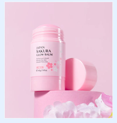 Sakura Solid Face Mask Stick Deep Cleaning Green Tea Facial Mask Reduces Blackhead Pores Oil Control Moisturizing Mud Mask 40g