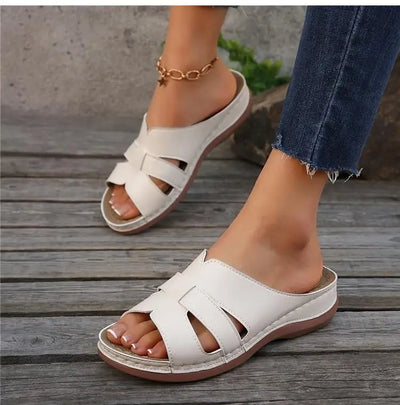 Women Shoes Sandals Summer Non-Slip Women's Sandals Slip On Women's Shoes Wedge Sandals Woman Outdoor Female Slipper Footwear